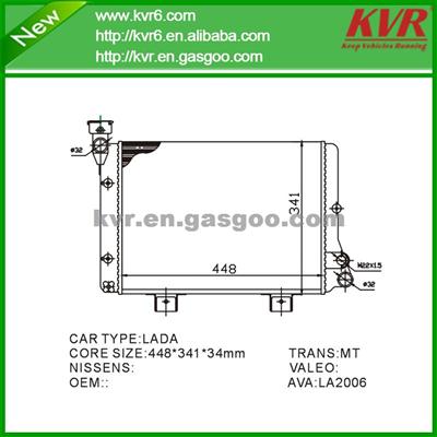 High Quality Auto Radiator FOR LADA 1200-1600 1600 N/L (VAZ2103) OEM 2103130101020