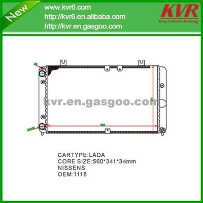 Auto Aluminum Radiator FOR LADA OEM 1118