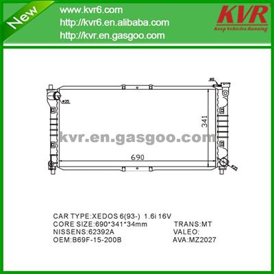 Radiator Assembly FOR MAZDA 626 IV Hatchback (GE) 2.0 I 4WD OEM B69F15200B