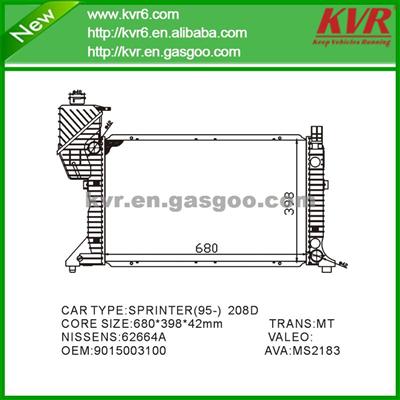 Competitive Price Radiator FOR BENZ SPRINTER 2-T Box (901, 902) OEM 9015003100