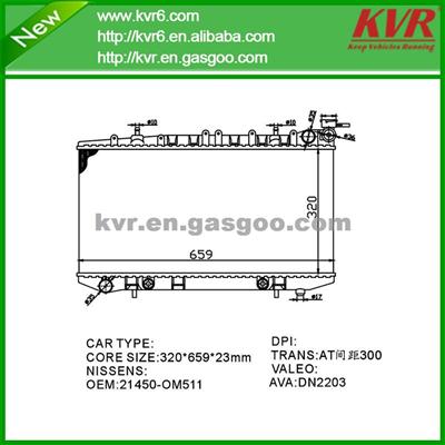 Mechanical Radiator FOR NISSAN ALMERA ? (N15) 1.6 OEM 21450-OM511