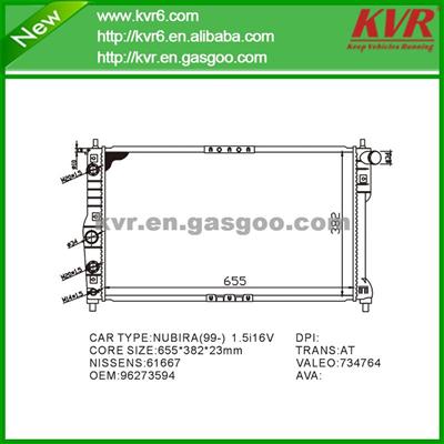 Complete Radiator FOR DAEWOO NUBIRA 1.6 16V OEM 96273594