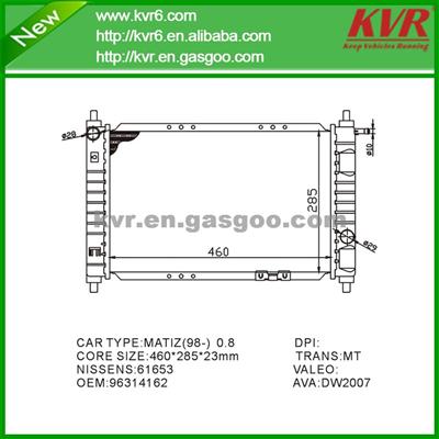 Aluminum Car Radiator FOR DAEWOO MATIZ 0.8 OEM 96314162