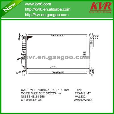 Cooling Radiator FOR DAEWOO NDBIRA Wagon 1.6 16V OEM 96181369