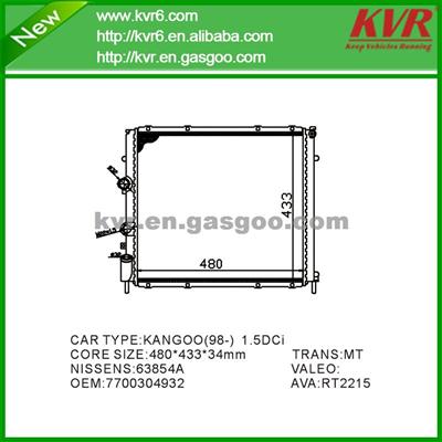 Auto Aluminum Radiator FOR RENAULT KANGOO 1.5 DCi (KCO7) OEM 7700304932