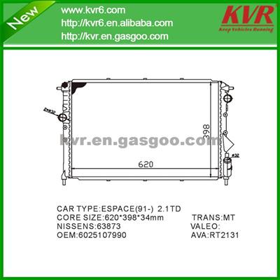 Water Radiator FOR RENAULT ESPACE (91-) 2.1 TD OEM 6025107990
