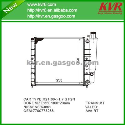 Radiator Assy FOR RENAULT R21(86-) 1.7G F2N OEM 7700773288