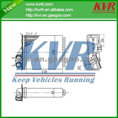 High Performance Heat Exchanger FOR RENAULT DACIA LOGAN OEM 6001547484