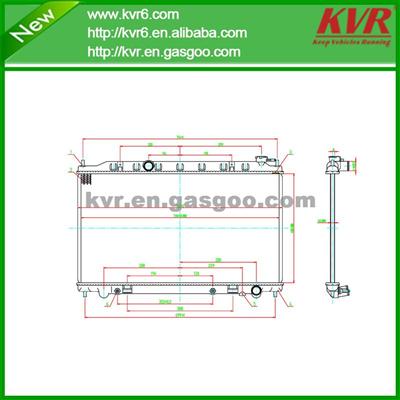 Performance Aluminum Radiator FOR NISSAN DPI 2415