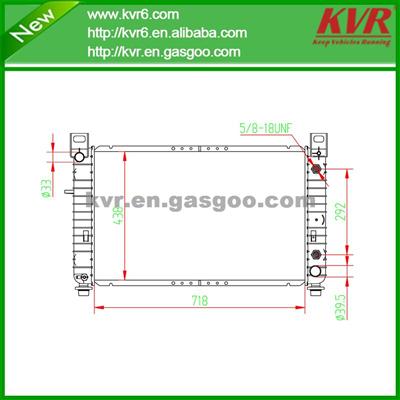 Mechanical Car Radiator FOR CHEVROLET SILVERADO 1500- 1999-2004 OEM 52484047 /52486598