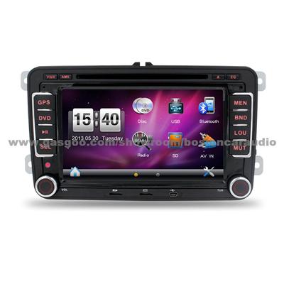 7 Inch Touch Screen Car Casstte Player With DVD VCD Bluetooth Radio Gps Navigation
