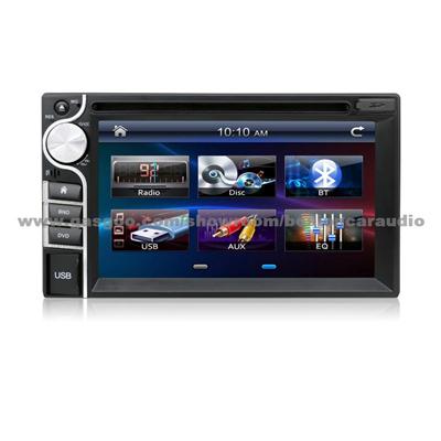 2 Dins Wince Car Automobile Player Without GPS Function 6.2 Inch Touch Screen