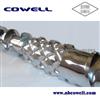 Conical twin screw& barrel for pvc profile