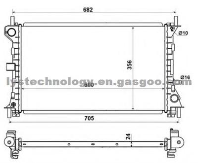 Auto Radiator For FORD FOCUS2.0L'00-01 OEM No.YS4Z8005AA