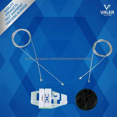 Window Regulator Kit Front; Left Door For Renault Scenic ıı