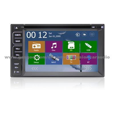 Hot sale car DVD player with GPS navigation bluetooth Radio SWC USB