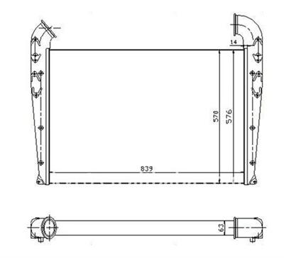 Intercooler For SCANIA OEM:1365209/1400937/1516489
