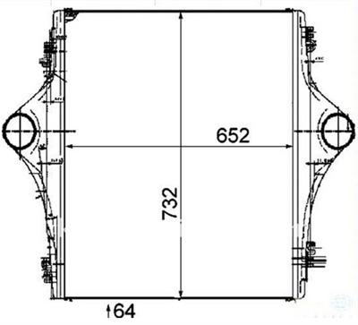 Intercooler For Man OEM 81061300130