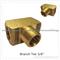 Brass Branch Tee,3/8
