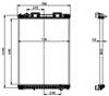 Heavy Duty Truck Radiator For Man F2000 85CF OE:81061016423