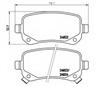 WVA24435 ISO/TS 16949:2002 D1336-8447 Brake Pad For ACURAWVA24822 ISO/TS 16949:2002 D1326-8438 Brake Pad For CHRYSLER