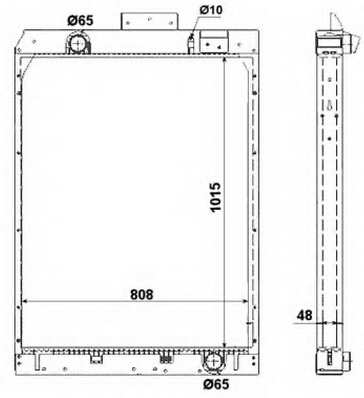 BusO 345/CitaroO 530-Euro3,4/ConnectoO 345/O 305/Tourismo O Radiator OEM 6285000502/6285001499/6285001599