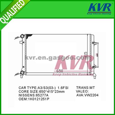 Bimetal Radiators FOR AUDI A3/S3(03- ) 1.6F SL OEM 1K0121251P