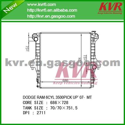 Made In China Radiator FOR DODGE RM6C-CYL 3500PICKUP 07