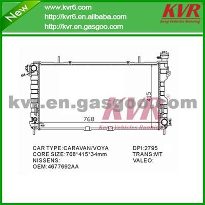 Steel Panel Radiator FOR CHTYSLER TOWN & COUNTRY- 2001-2004 OEM 4677692AA / 4809225