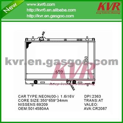 Die-Casting Aluminum Radiato FOR DODGE NEON-(00) 1.6i 1.6v OEM 5014580AA