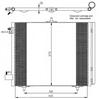 Vehicle Condenser Coil For Citroen C2 C3 Peugeot 207 1007 RC.650.344 6455.AL 6445.CZ 6445.ET 6455.HA 9651825580 9653035980