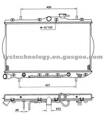 Auto Radiator For HYUNDAI ACCENT 98 MT OEM:25310-22050/25310-22070