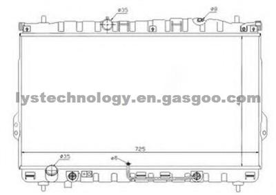 Auto Radiator For HYUNDAI TRAJET V6 99 2.0 AT OEM:253103A200