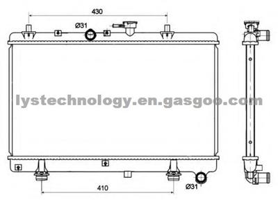 Auto Radiator For KIA RIO 04- AT OEM:25310-FD010