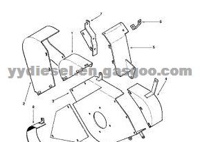 Shield Alternator Belt 3001903 For Cummins K19 QSK19 Engine