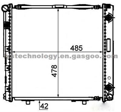 Auto Radiator For MERCEDES-BENZ 200/200E/230CE MT OEM:1245000203/8703