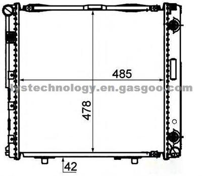 Auto Radiator For MERCEDES-BENZ E200/E220/230CE 84-93 AT OEM:1245000203/1245008703