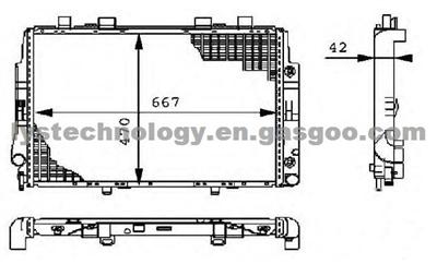 Radiator Parts For Mercedes-Benz W140 S420 S500 S600 91 OEM:1405001403