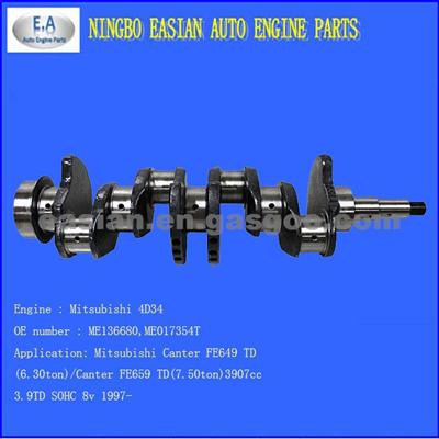 Mitsubishi 4D34 Crankshaft / OE: ME136680,ME017354T