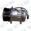 Excellent 7H15 138mm 24V Air Conditioner Compressor For Excavator