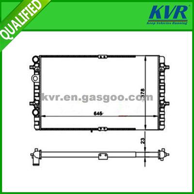 Steel Panel Radiator FOR SEAT 99-02 CORDOBA T/M IBIZA 03-08 DERBY 1.6 LTS L4 C/A OEM 6K0121253AG