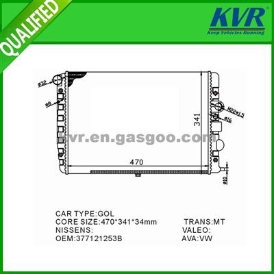 Competitive Radiator FOR VW POINTER 1.6Lts 1.8Lts 2.0Lts 16V M/T Sin AC 99-04 OEM 377121253B