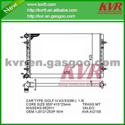 Water Radiator FOR VW GOLF IV A3/S3(96-) 1.6I 99-15 OEM 1J0121253P/N/H