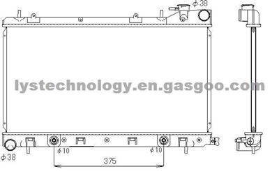 High Performance Auto Radiator Fits Subaru Impreza'02 AT 45111-SA030 DPI:2674