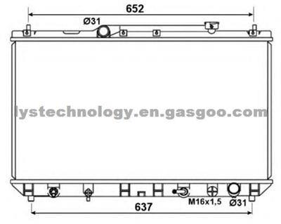 High Performance Auto Radiator Fits Toyota Camry'97-00 SXV20 AT 16400-7A300/7A310/311 03150 DPI:1909