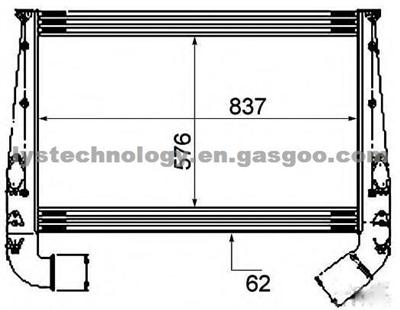 Car Intercooler/Auto Intercooler/High Quality Intercooler 1365209/1400937/1516489 For SCANIA