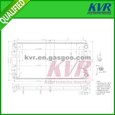 Mechanical Auto Radiator FOR LADA NIVA (2121) 1700 I BA3 21214 OEM 21213.1301012