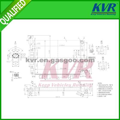 Complete Radiator FOR LADA 21073 Ing OEM 21073.1301012