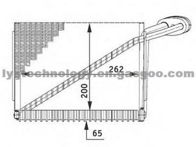 Air Conditioning Evaporator For AUDI A4 OE:8D1820103D