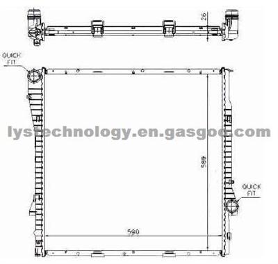 Radiator For BMW -- 17111439104, 17107554669, 17117554669